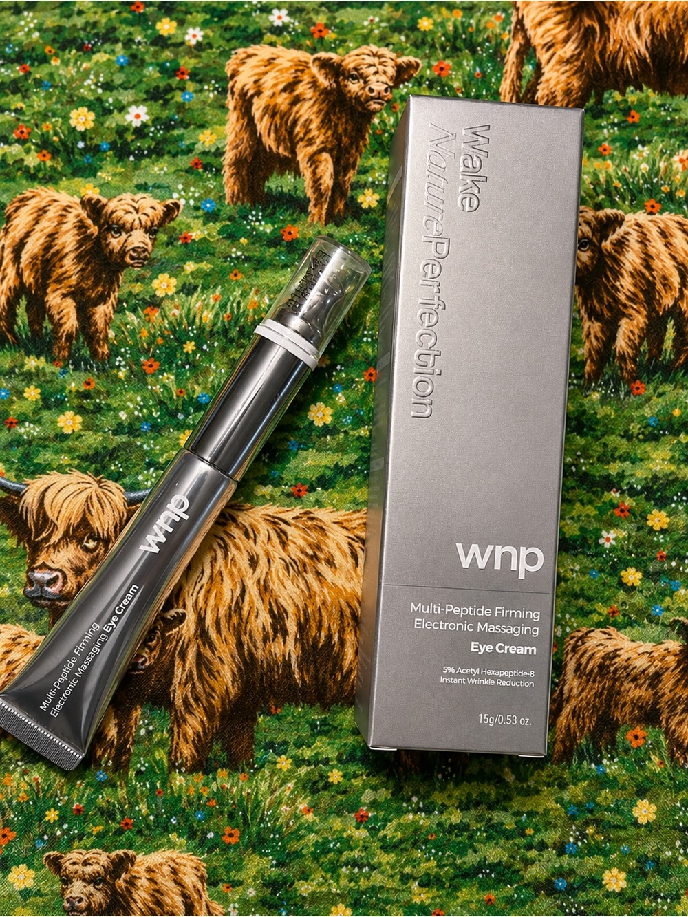 Multi-Peptide Firming Electronic Massaging Eye Cream — Silver